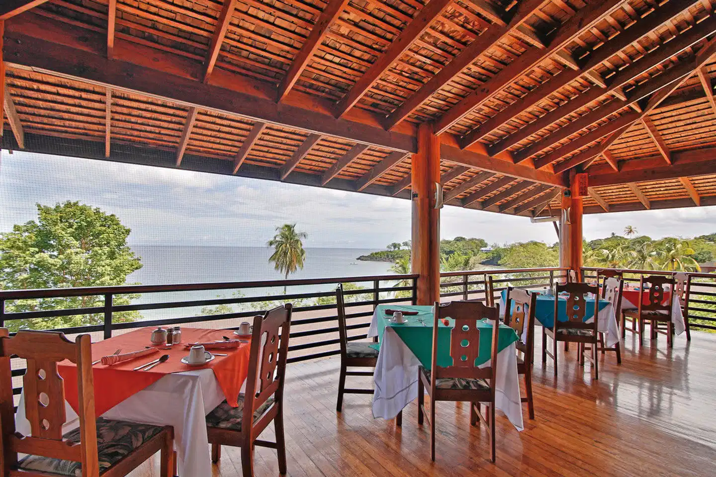 Grafton Beach Resort Terrasse