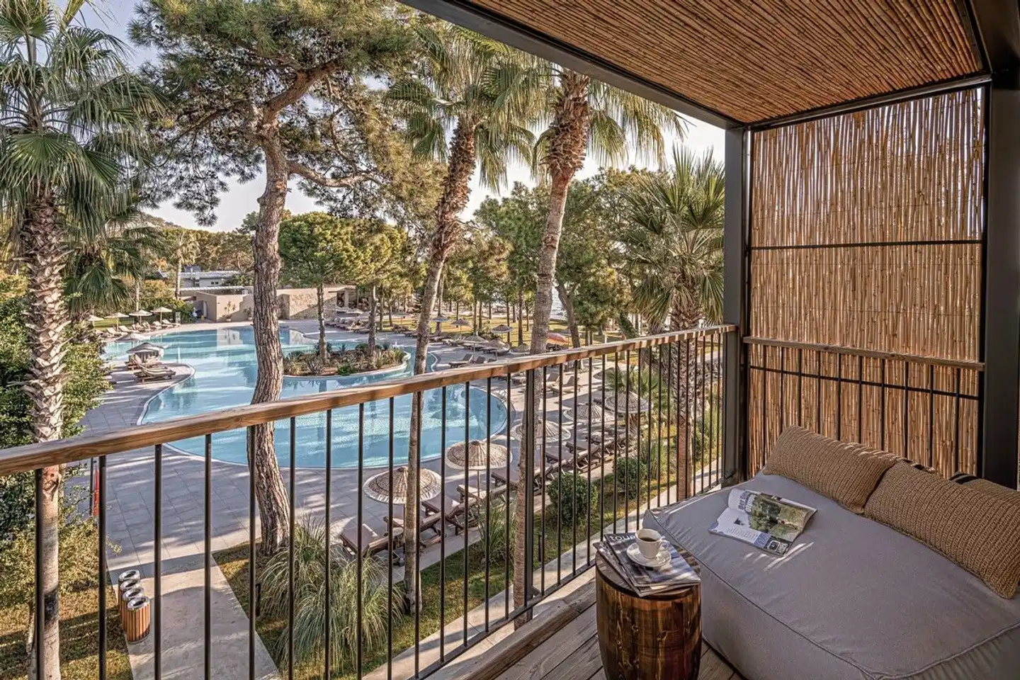 Balmy Beach Resort Kemer Terrasse