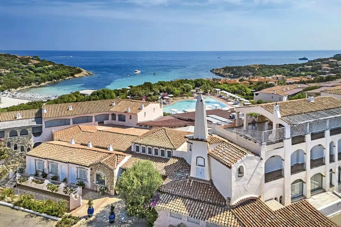 Grand Hotel in Porto Cervo Aussenansicht
