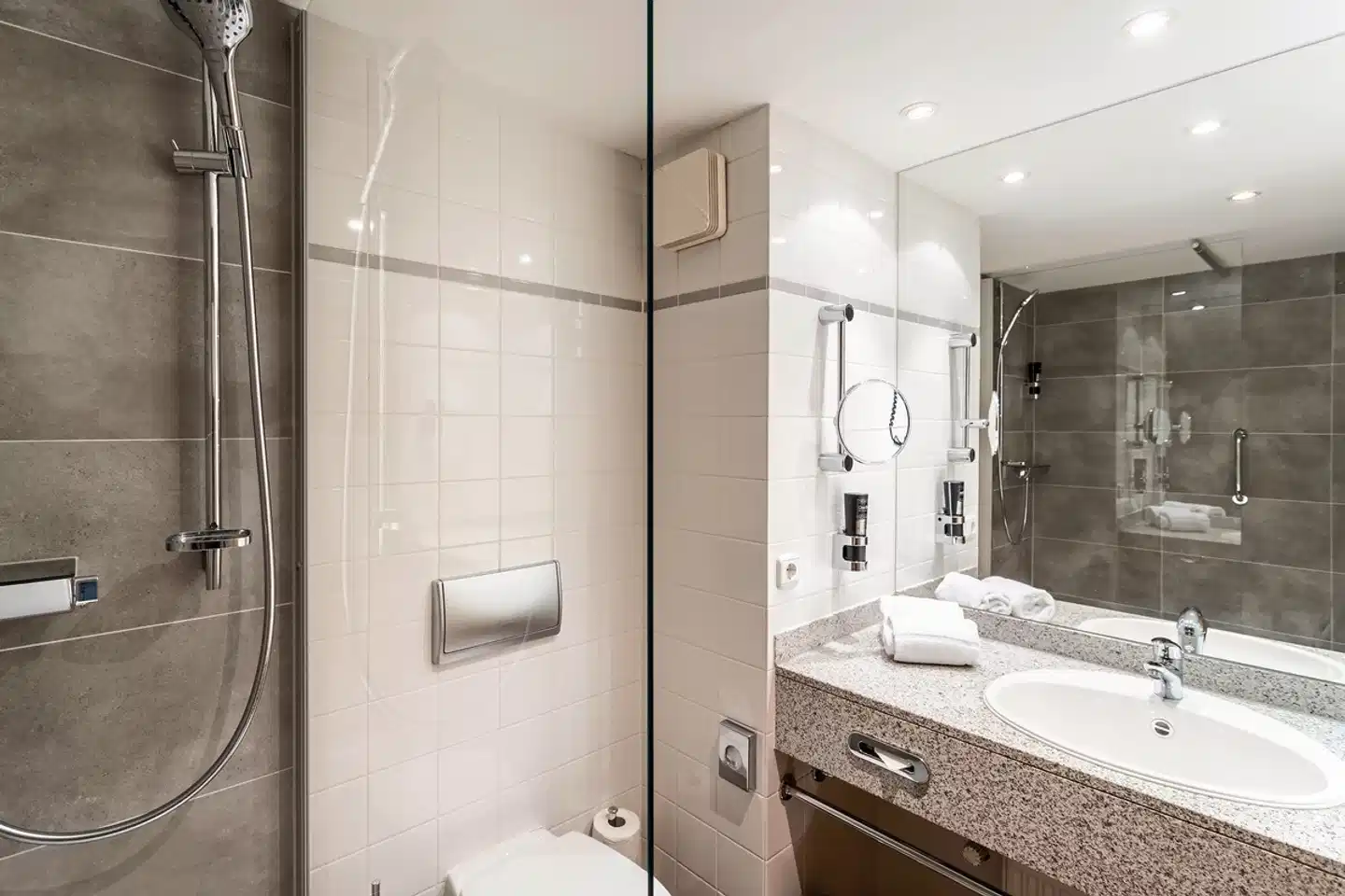 mightyTwice Hotel Dresden Badezimmer