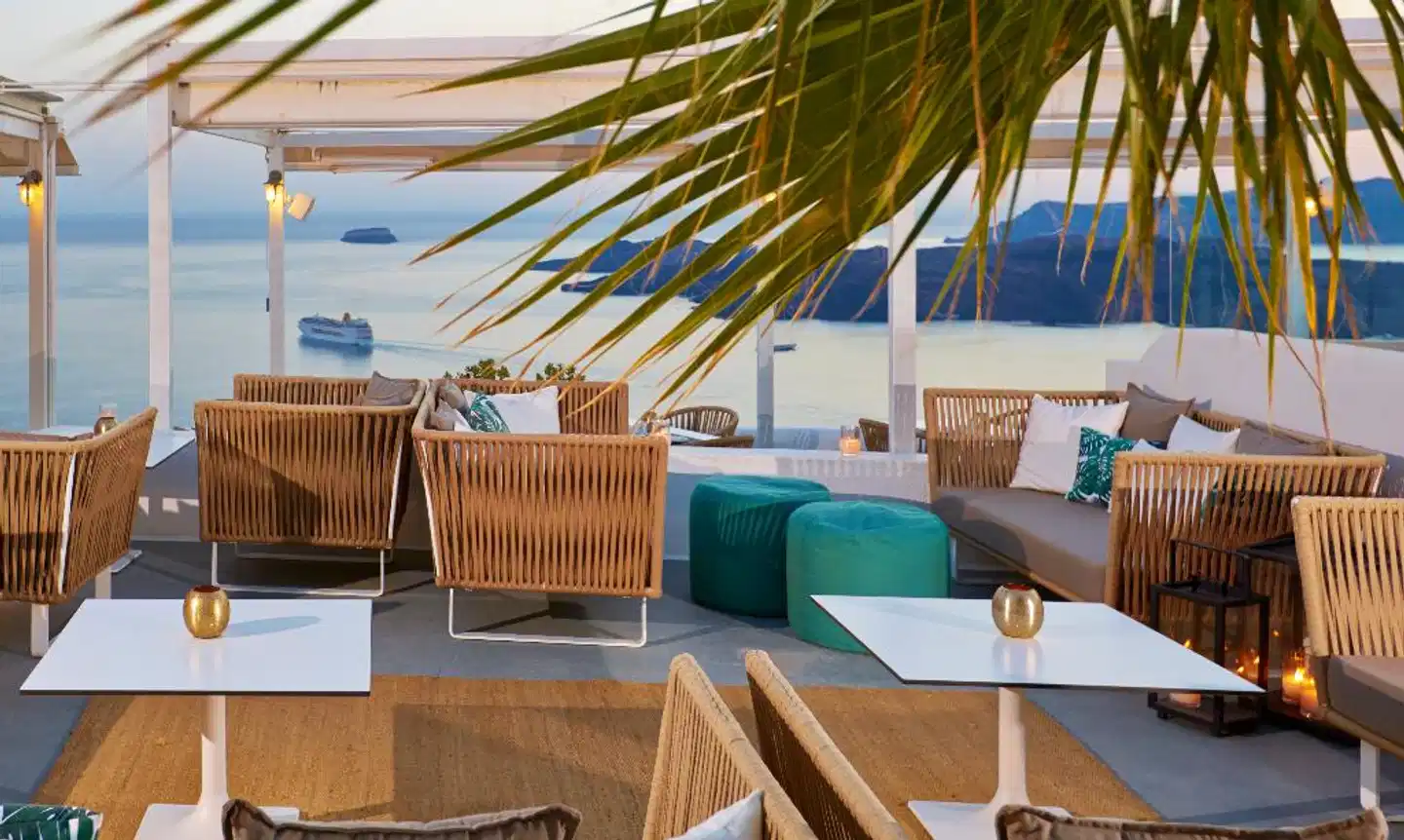 Volcano View Hotel Terrasse