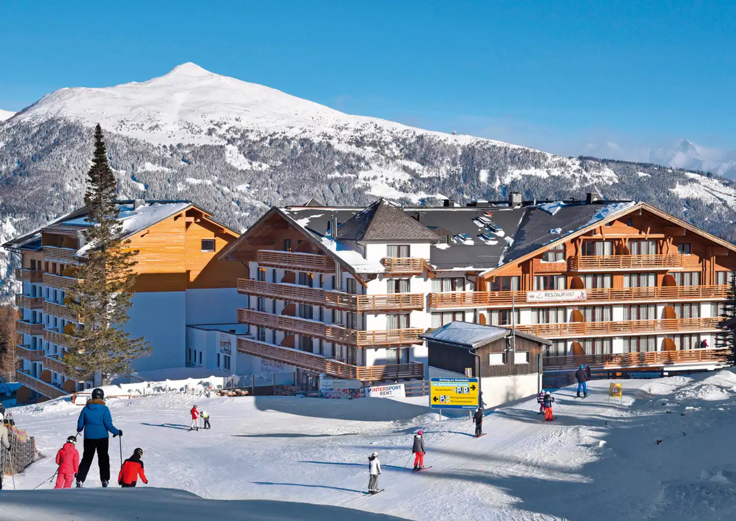 Das Alpenhaus Katschberg.1640 Aussenansicht
