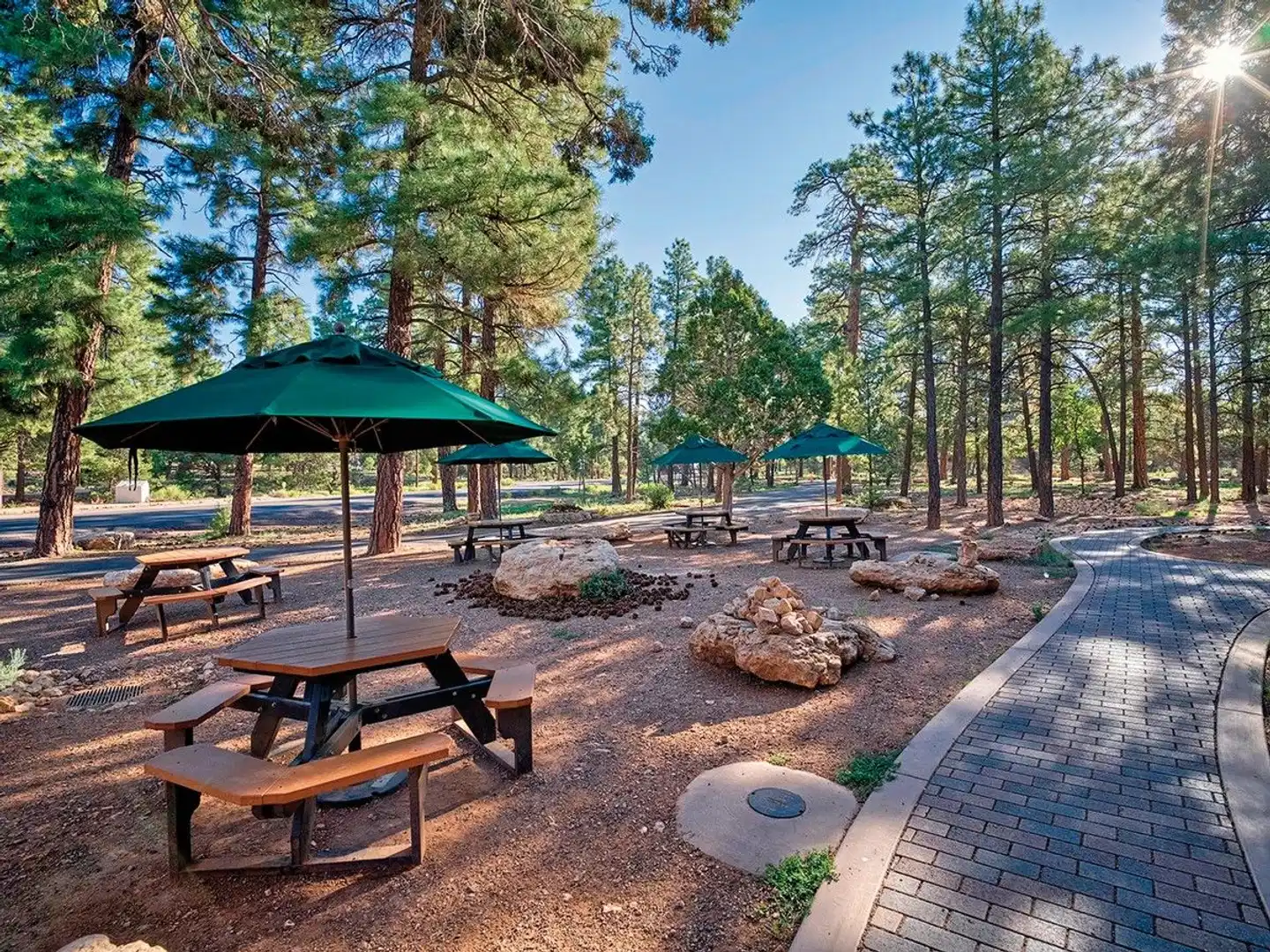 Yavapai Lodge East Terrasse