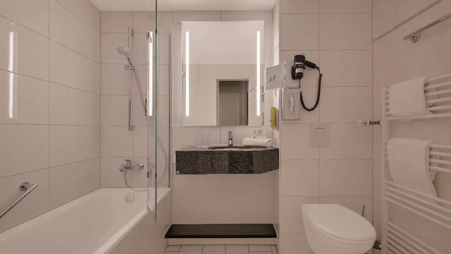 Best Western Hotel Darmstadt Mitte Badezimmer
