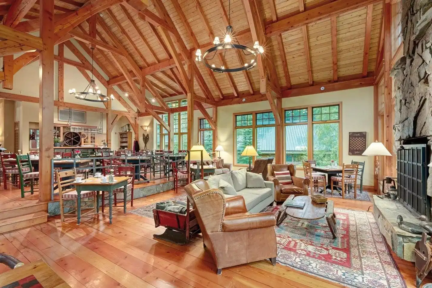 Cathedral Mountain Lodge Lobby