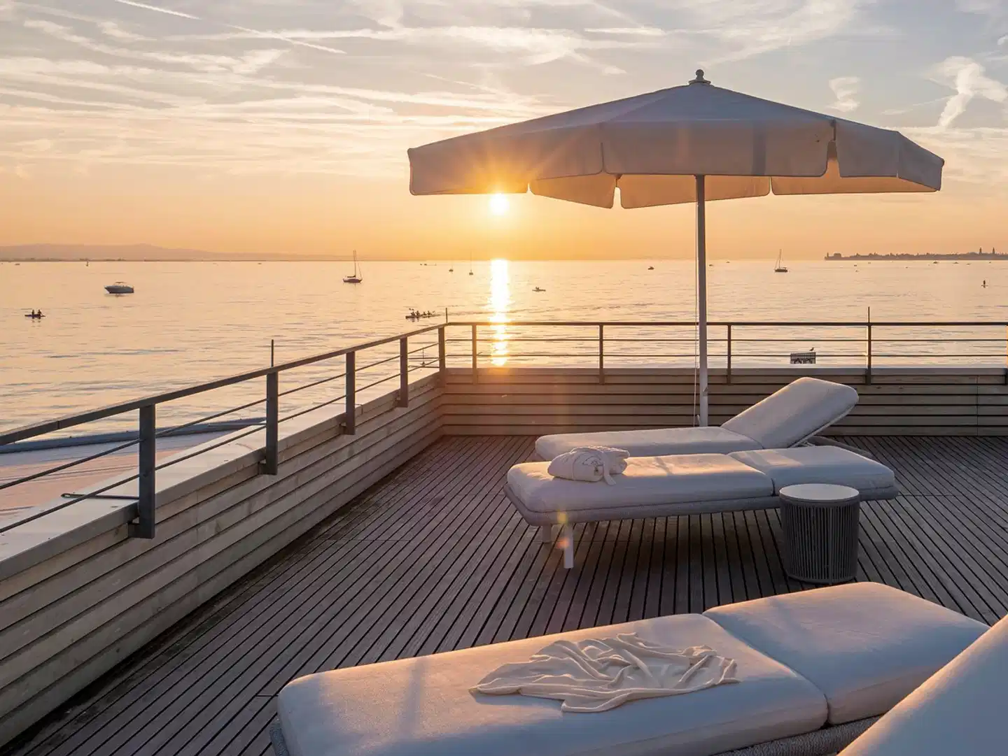 Seehotel am Kaiserstrand Terrasse