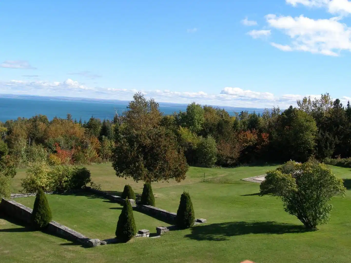 Auberge Des 3 Canards Garten