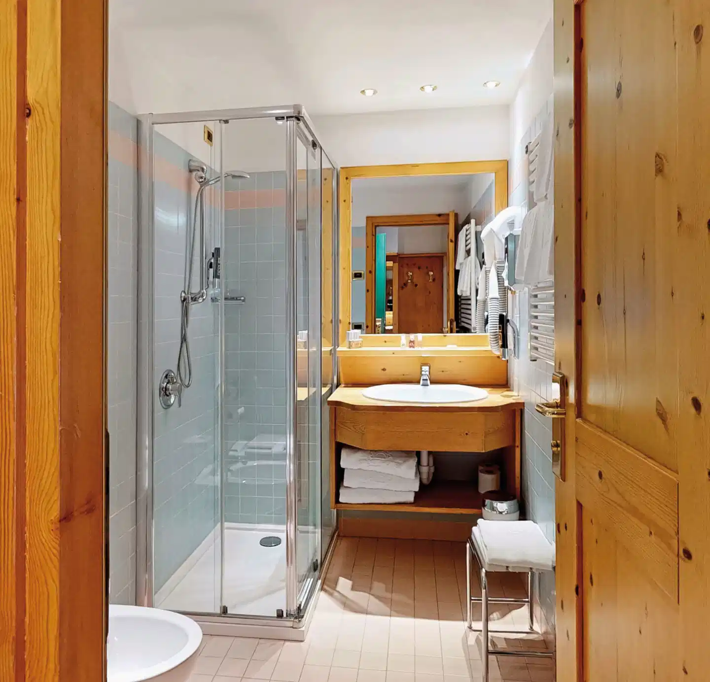 Sporthotel Rosatti Badezimmer