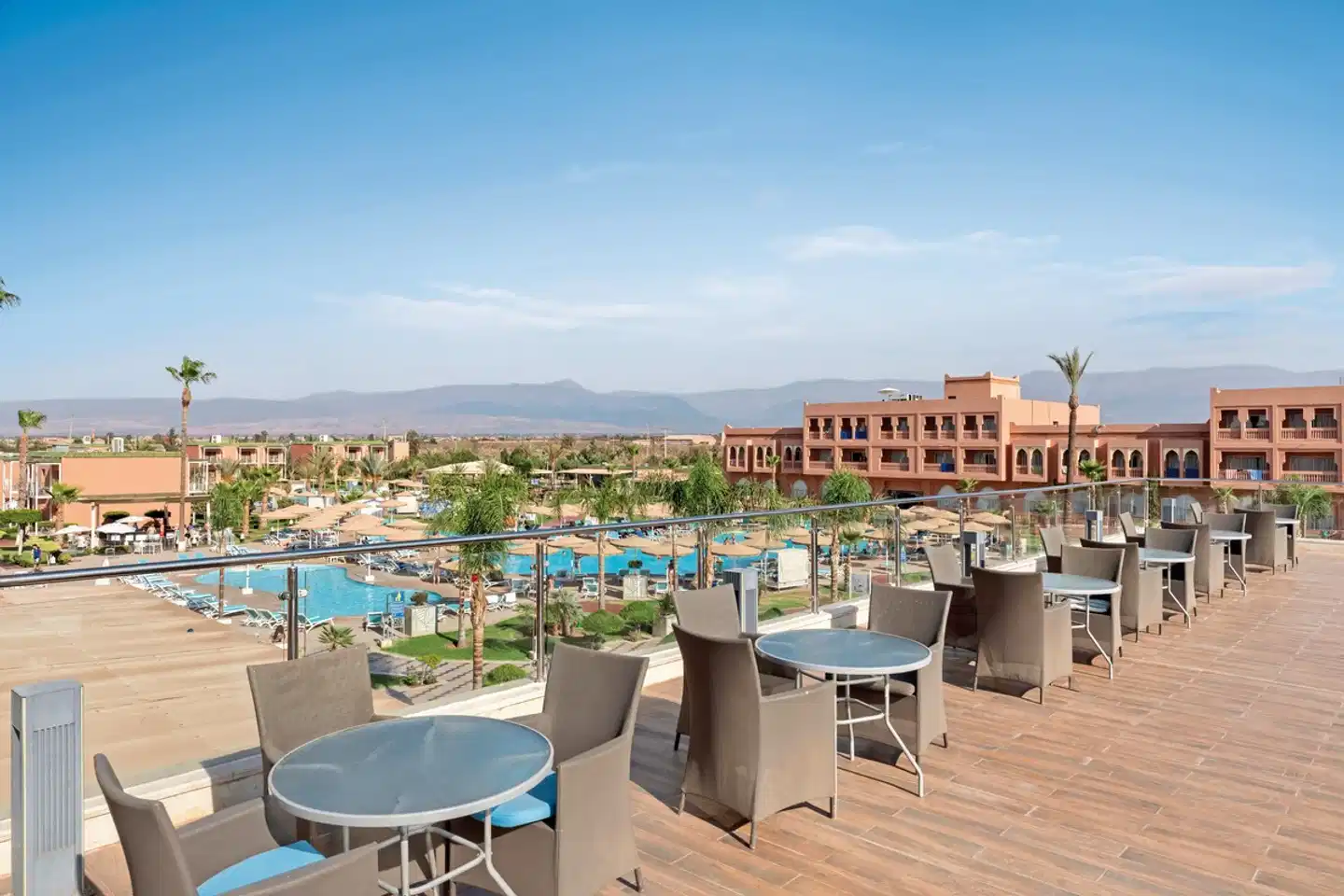 Pickalbatros Aqua Fun Club Marrakesch Terrasse