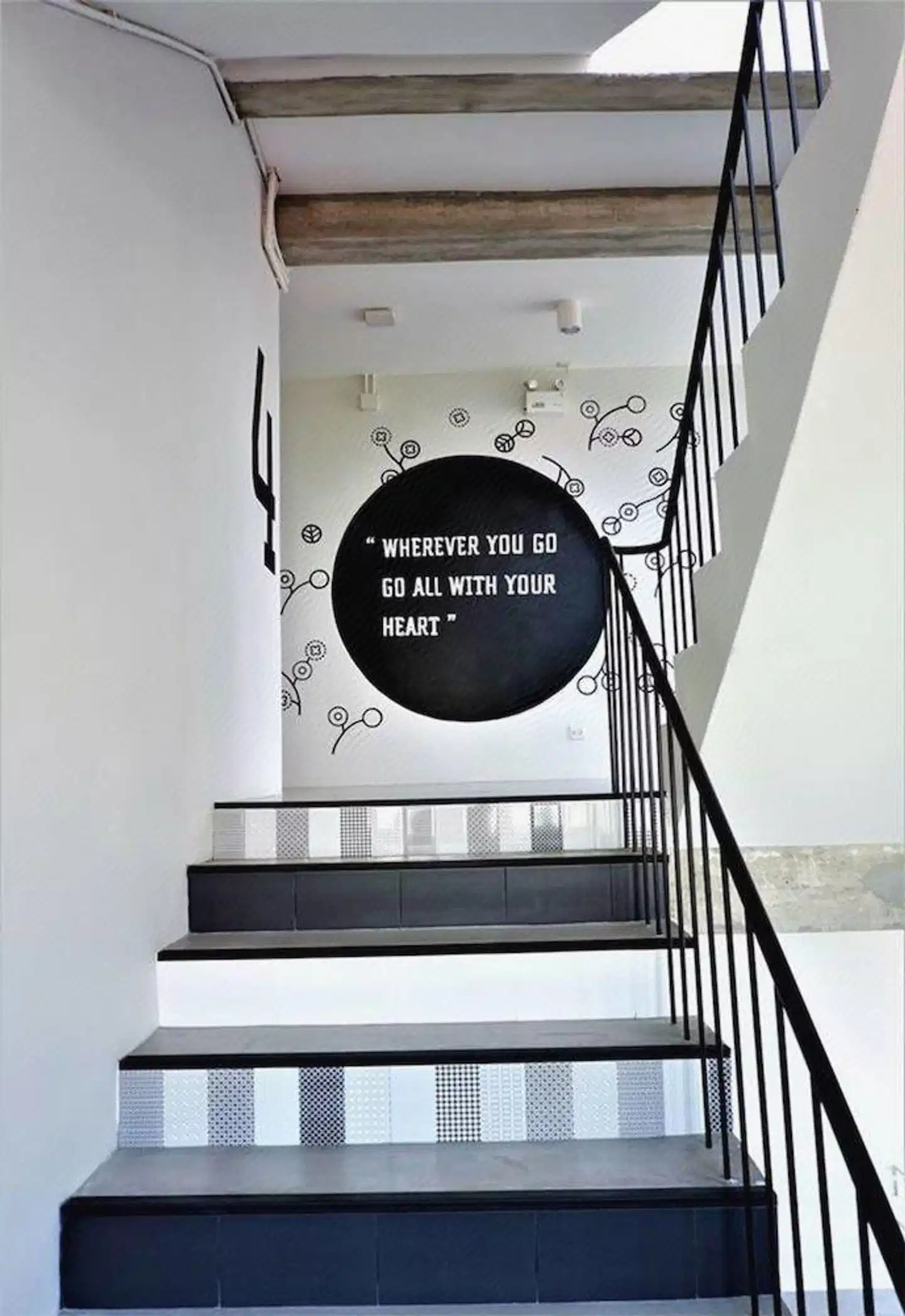 Bedspread Hostel Lobby