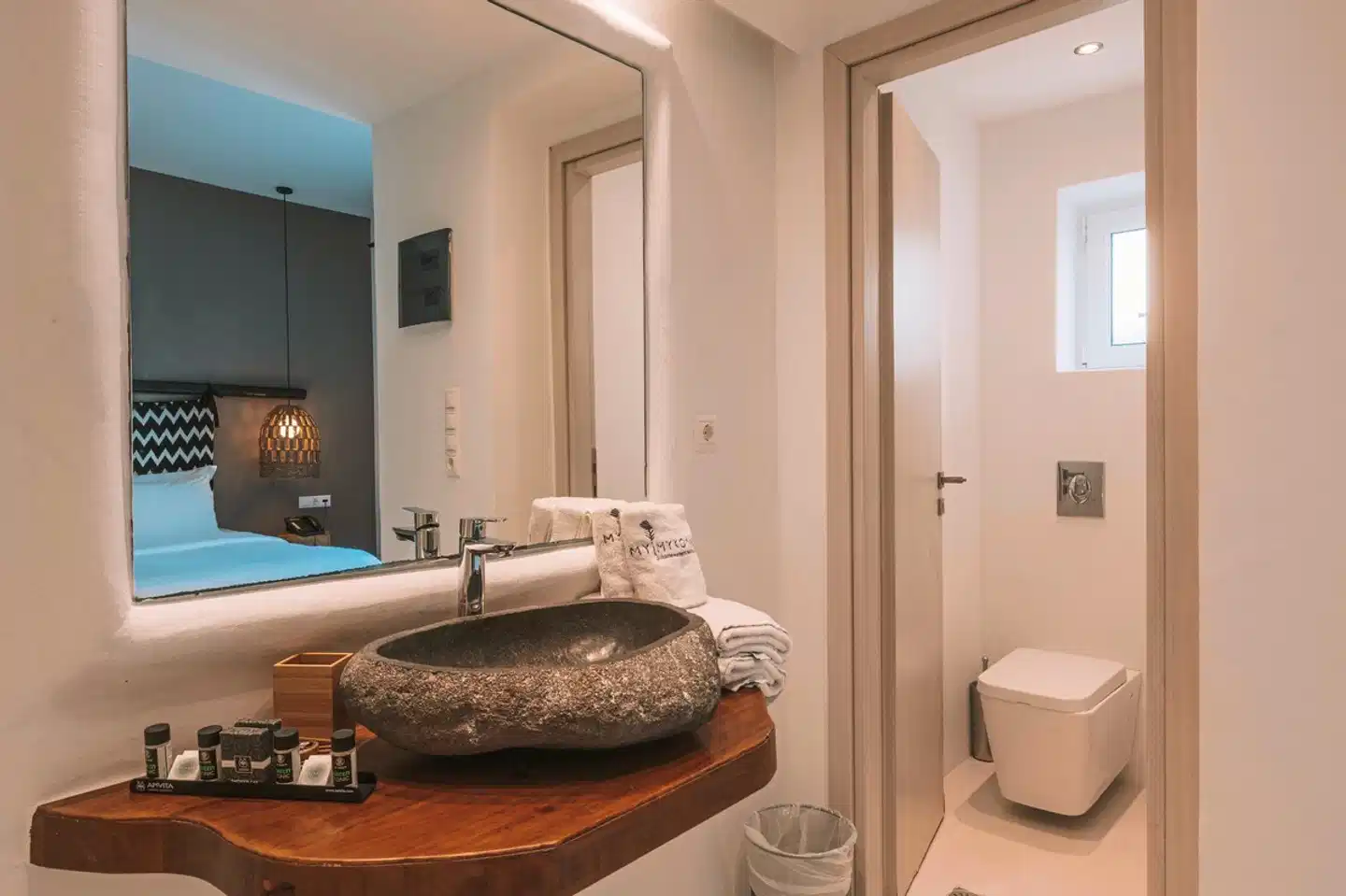 My Mykonos Hotel Badezimmer