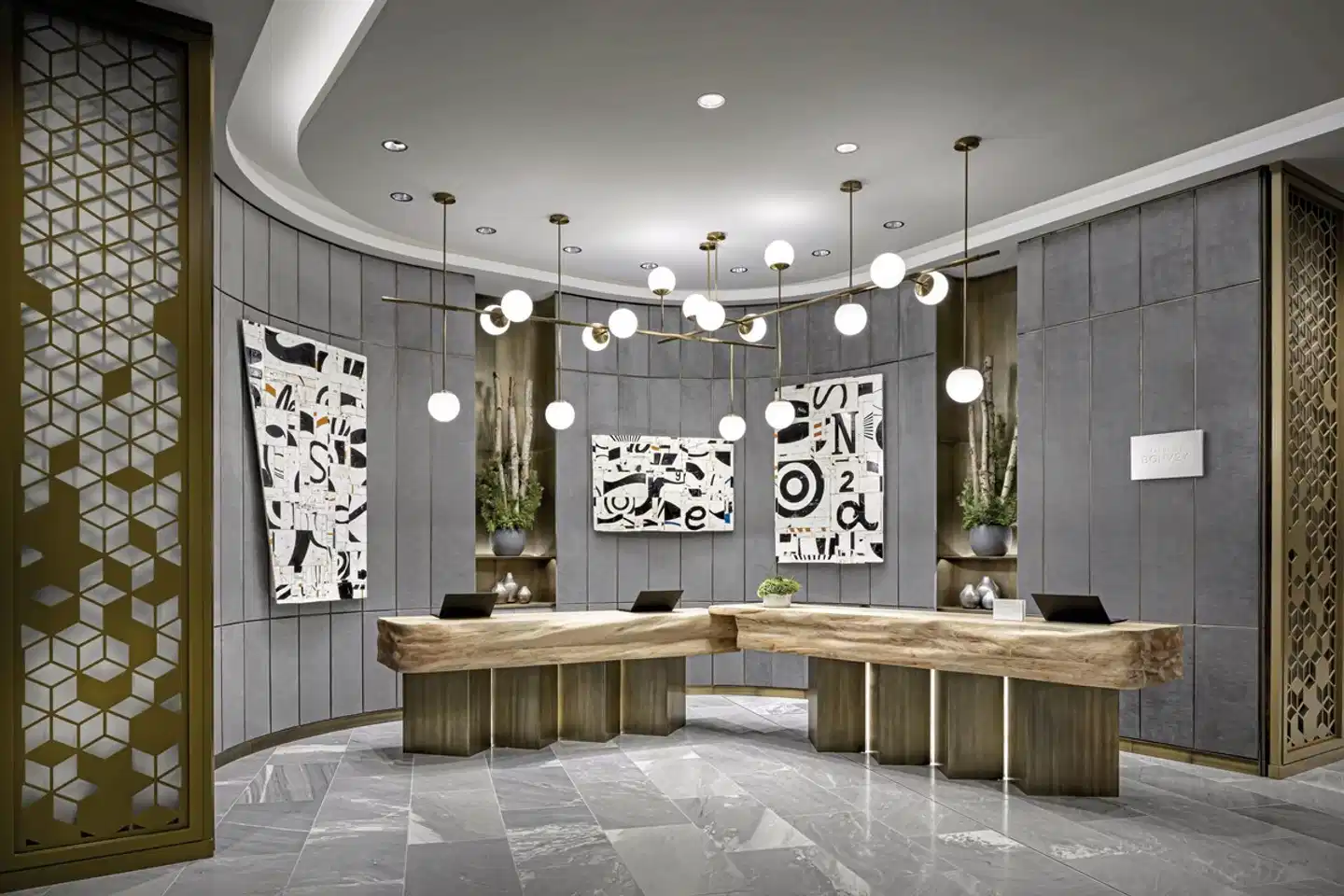 JW Marriot Edmonton Ice District Lobby