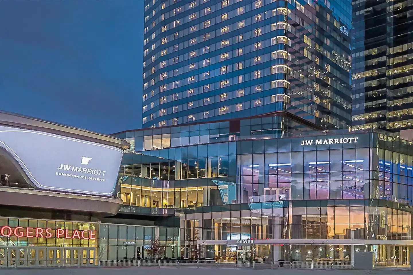 JW Marriot Edmonton Ice District Aussenansicht