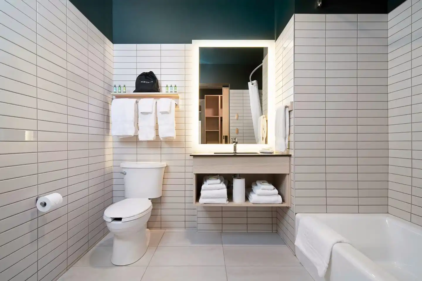 The Lodge & Domes at Métis Crossing Badezimmer