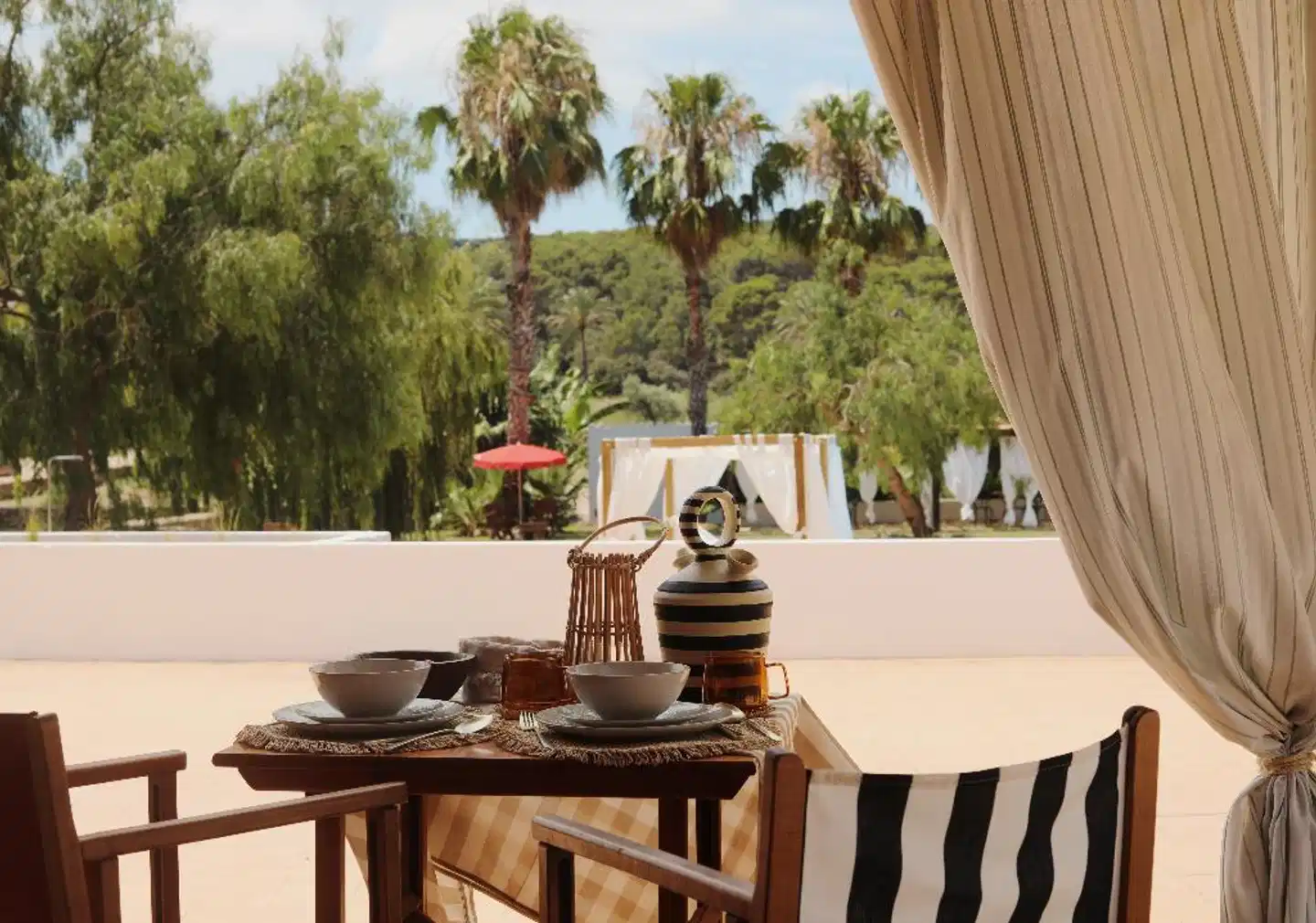 Finca Llucatx Menorca Terrasse