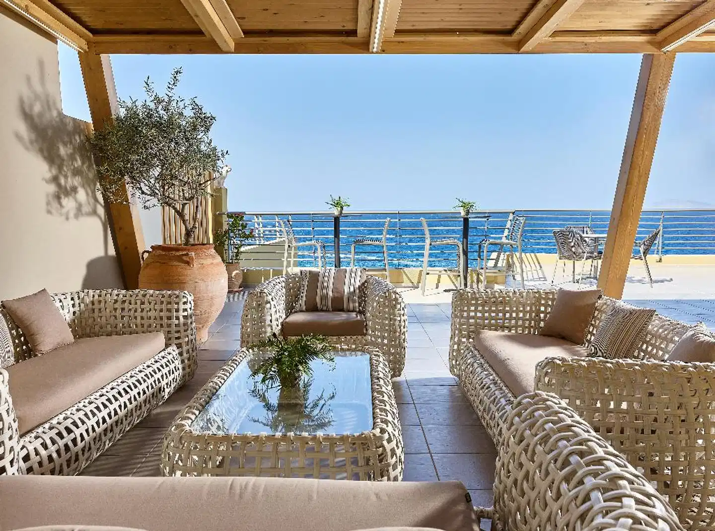 Blue Marine Resort & Spa Hotel Terrasse