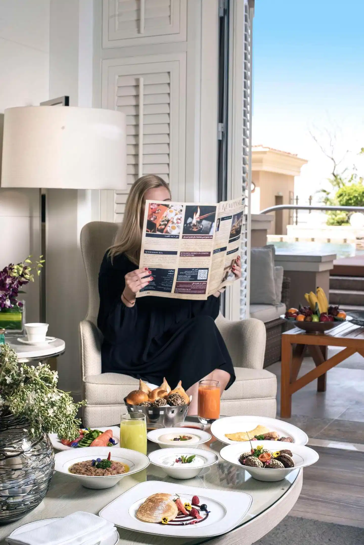 Kempinski Hotel Mall of the Emirates Terrasse