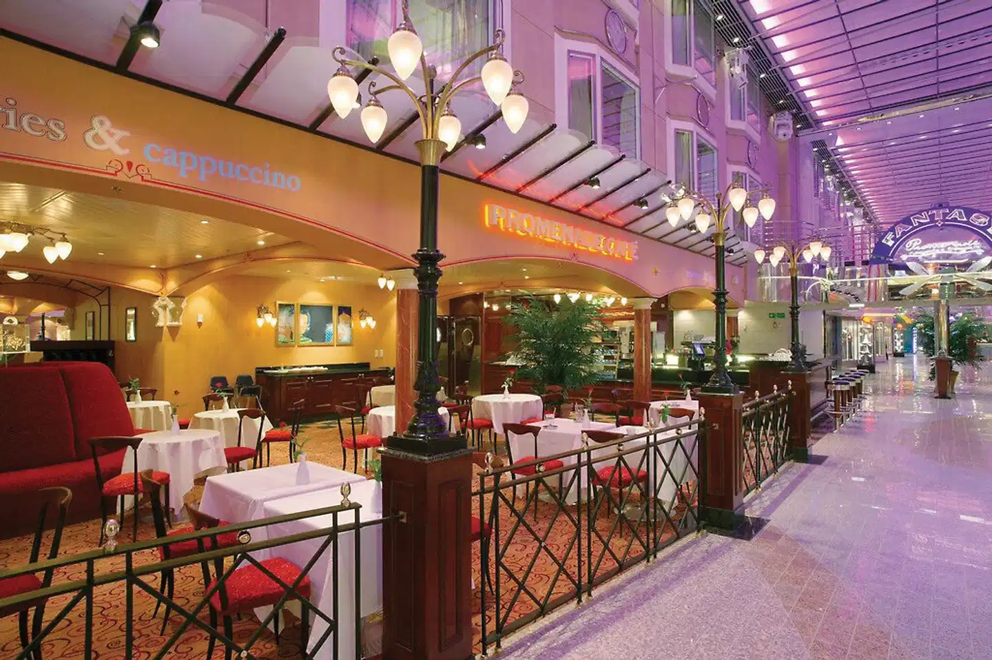 Color Line Fährstrecken Restaurant