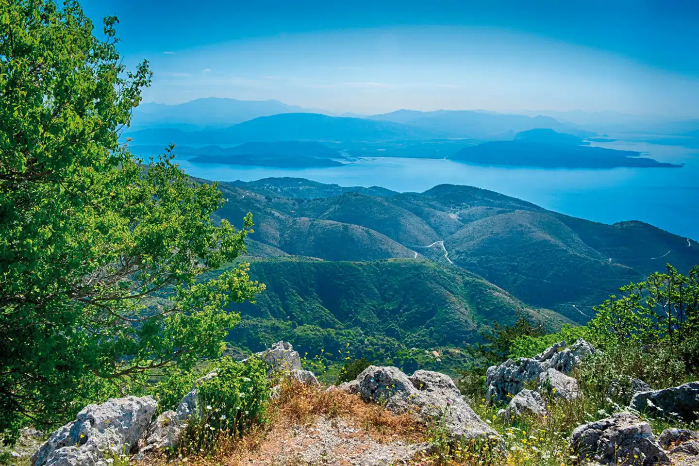 Korfus Highlights erwandern Landschaft