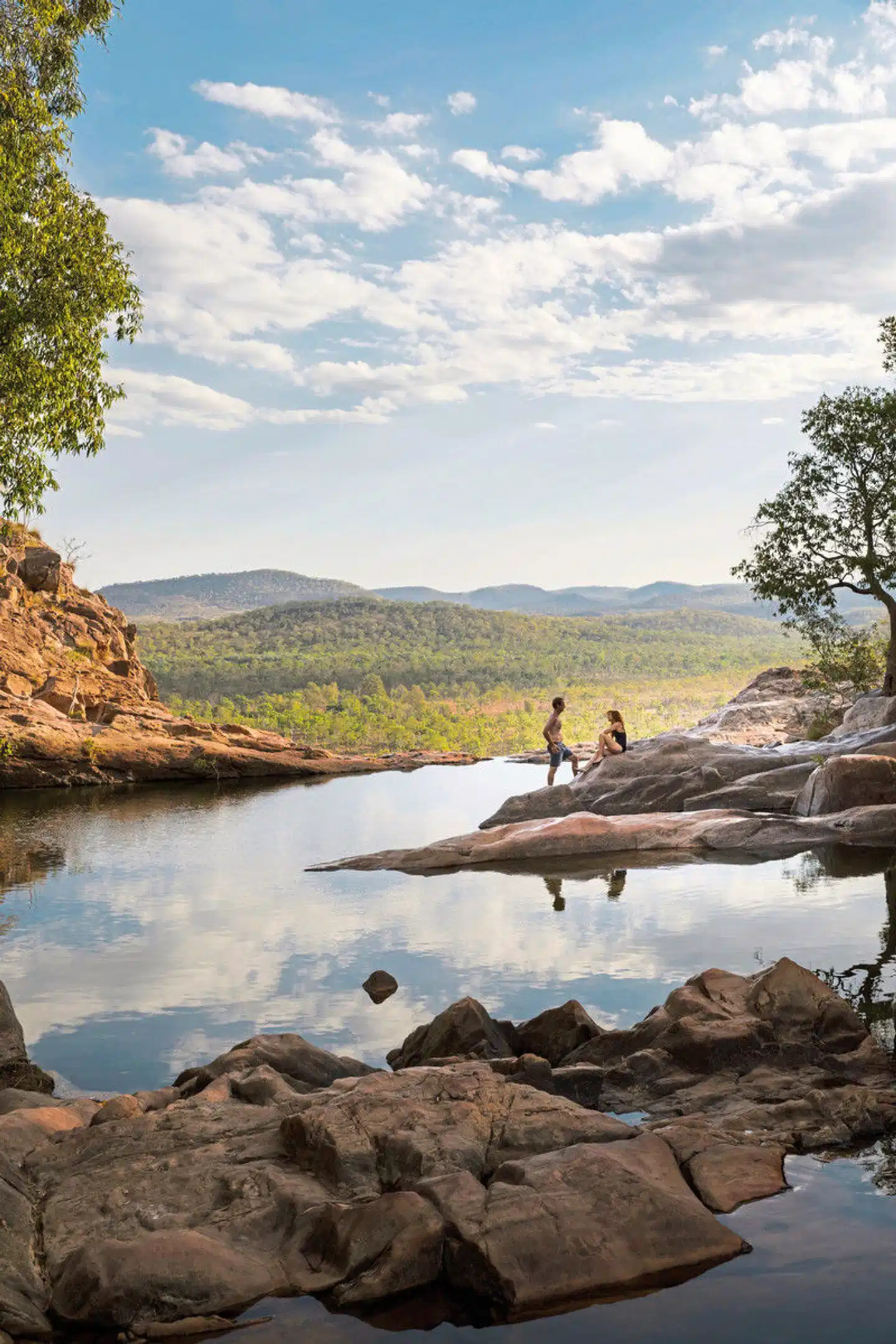 Kontrastreiches Australien Landschaft