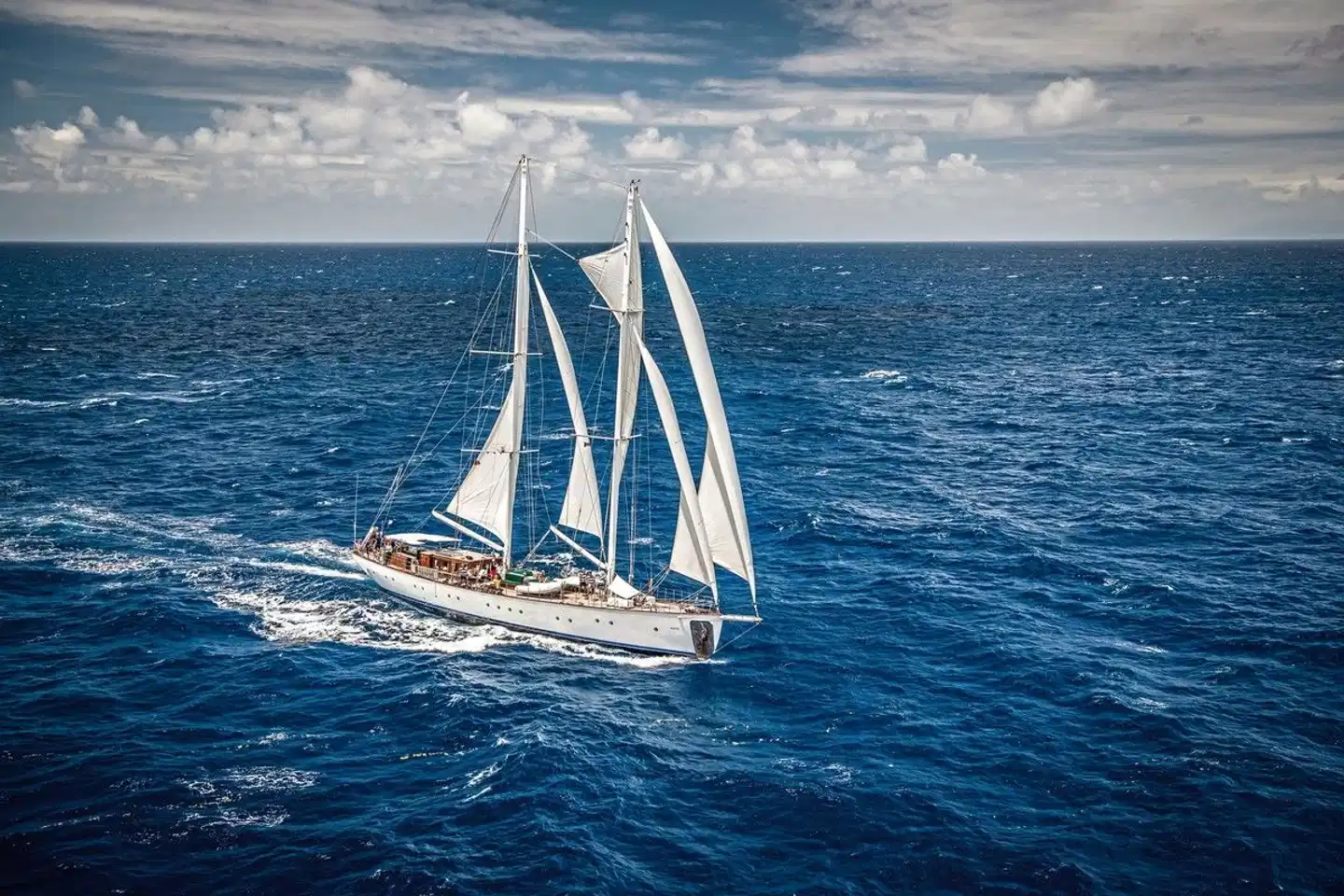 KAIROS - Segeln von St. Martin in die British Virgin Islands Landschaft