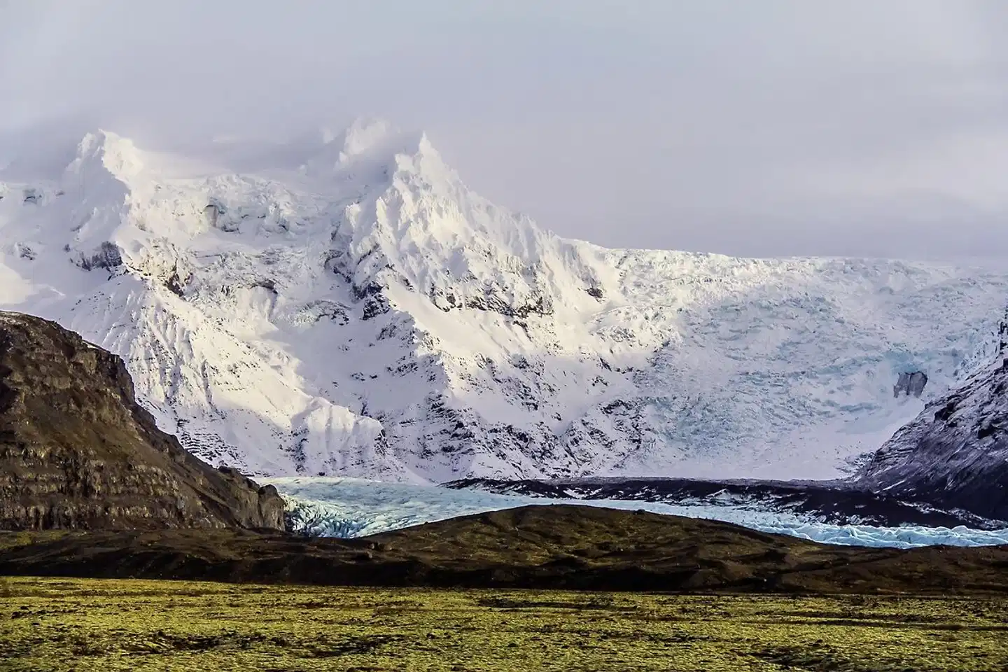 Hochland, Gletscher und Geysire Landschaft