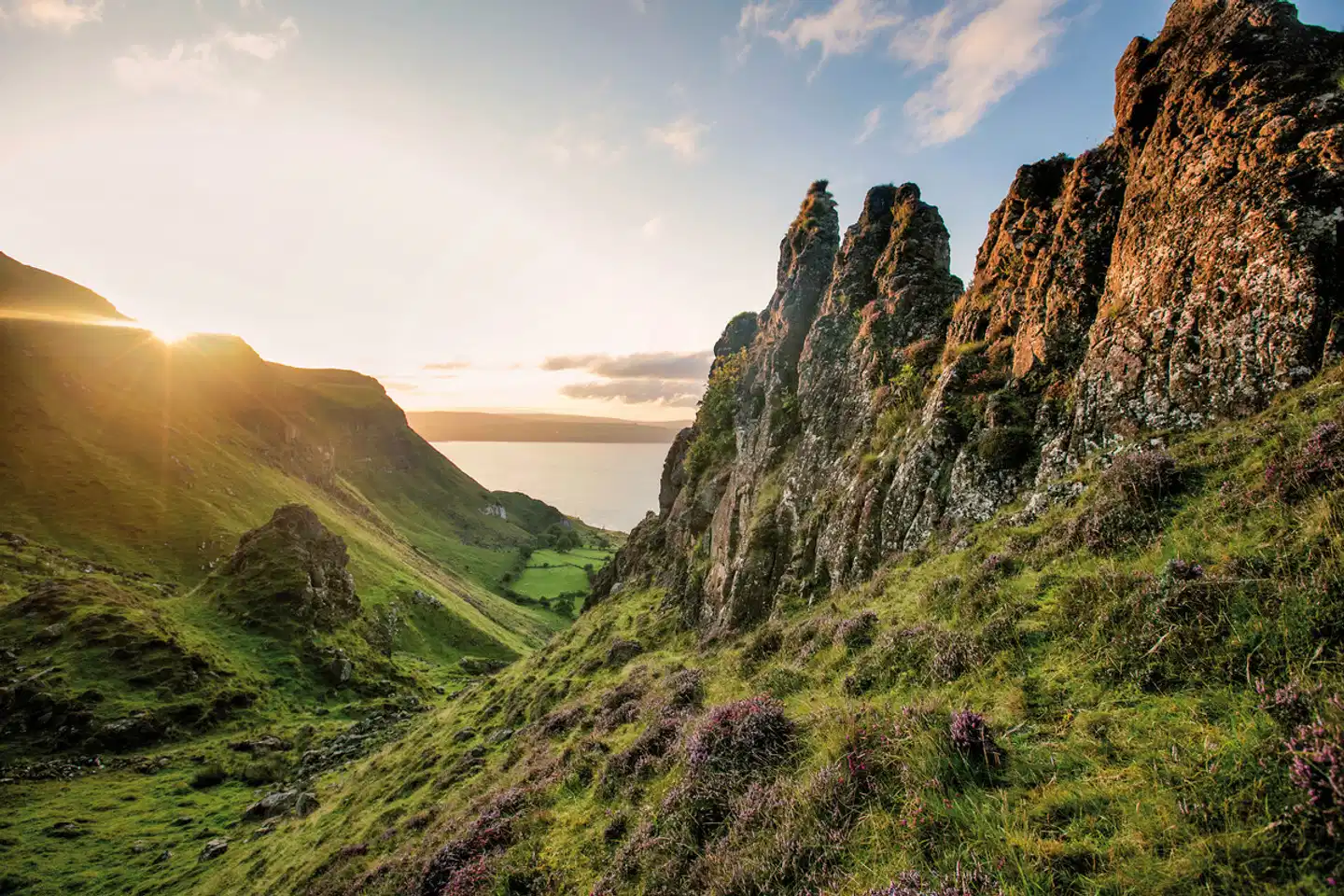 Geheimnisvolle Küste Landschaft