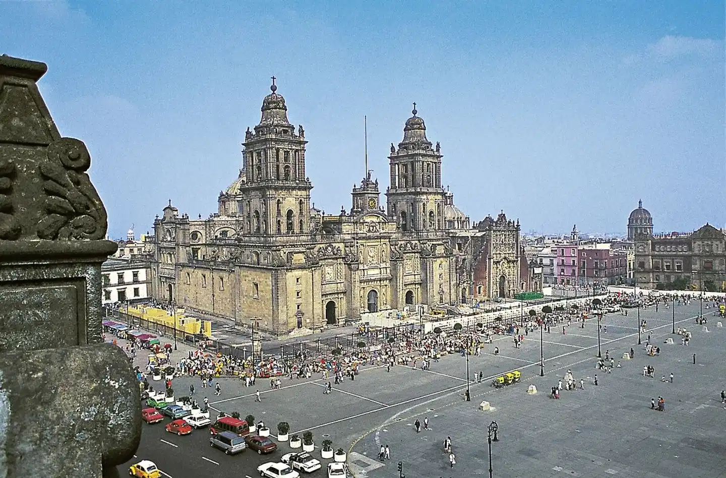 Collage von Welt-Metropole & Mayawelt Strand