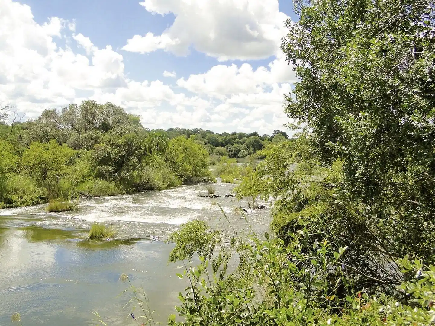 Wasser, Wüste, wilde Tiere - unterwegs von Victoria Falls nach Windhoek Landschaft