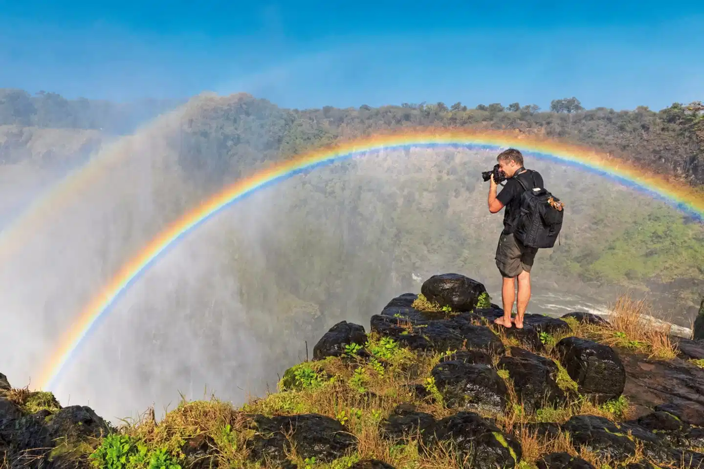 Wasser, Wüste, wilde Tiere - unterwegs von Victoria Falls nach Windhoek Landschaft