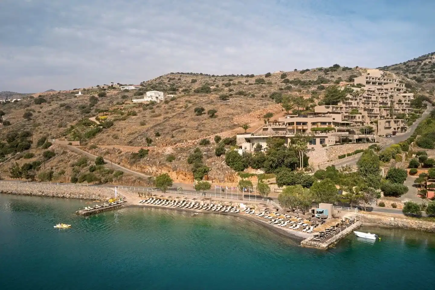 Domes Aulus Elounda, Curio Collection by Hilton Landschaft