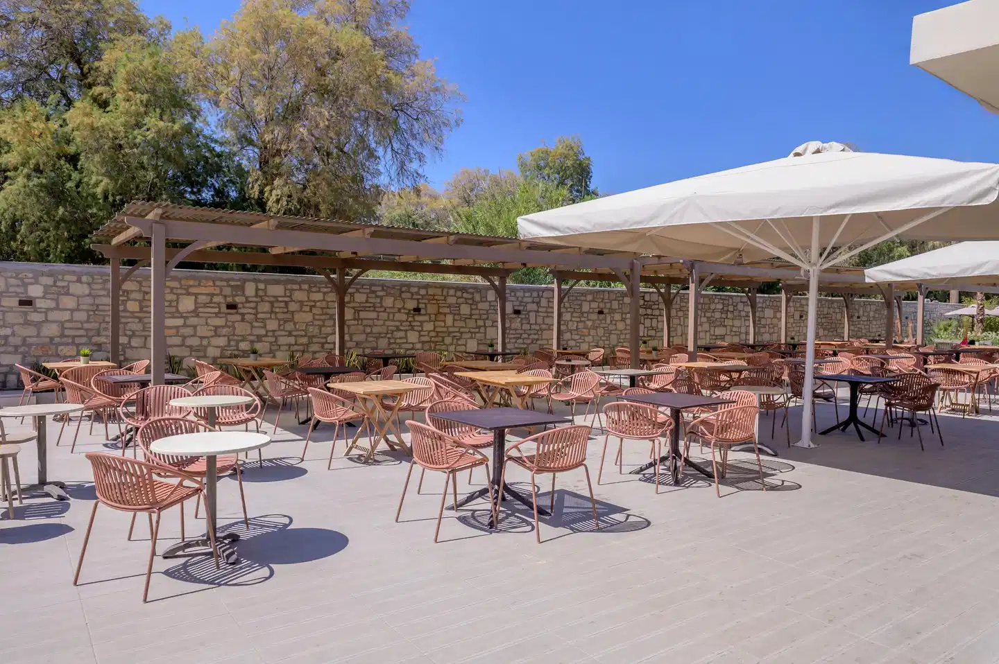 Zeus Hotels Ydoria Resort Terrasse