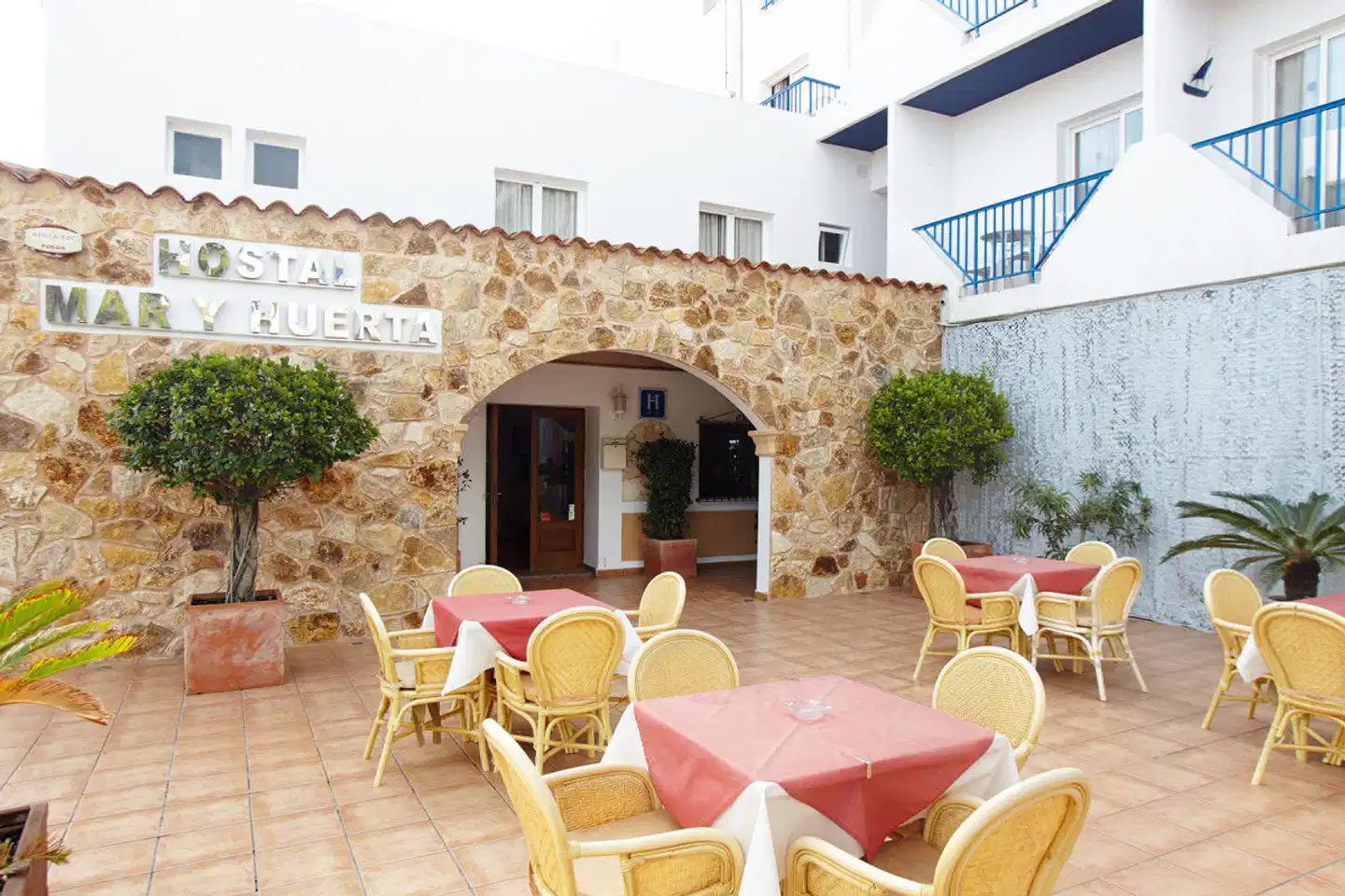 Hostal Mar Y Huerta Terrasse