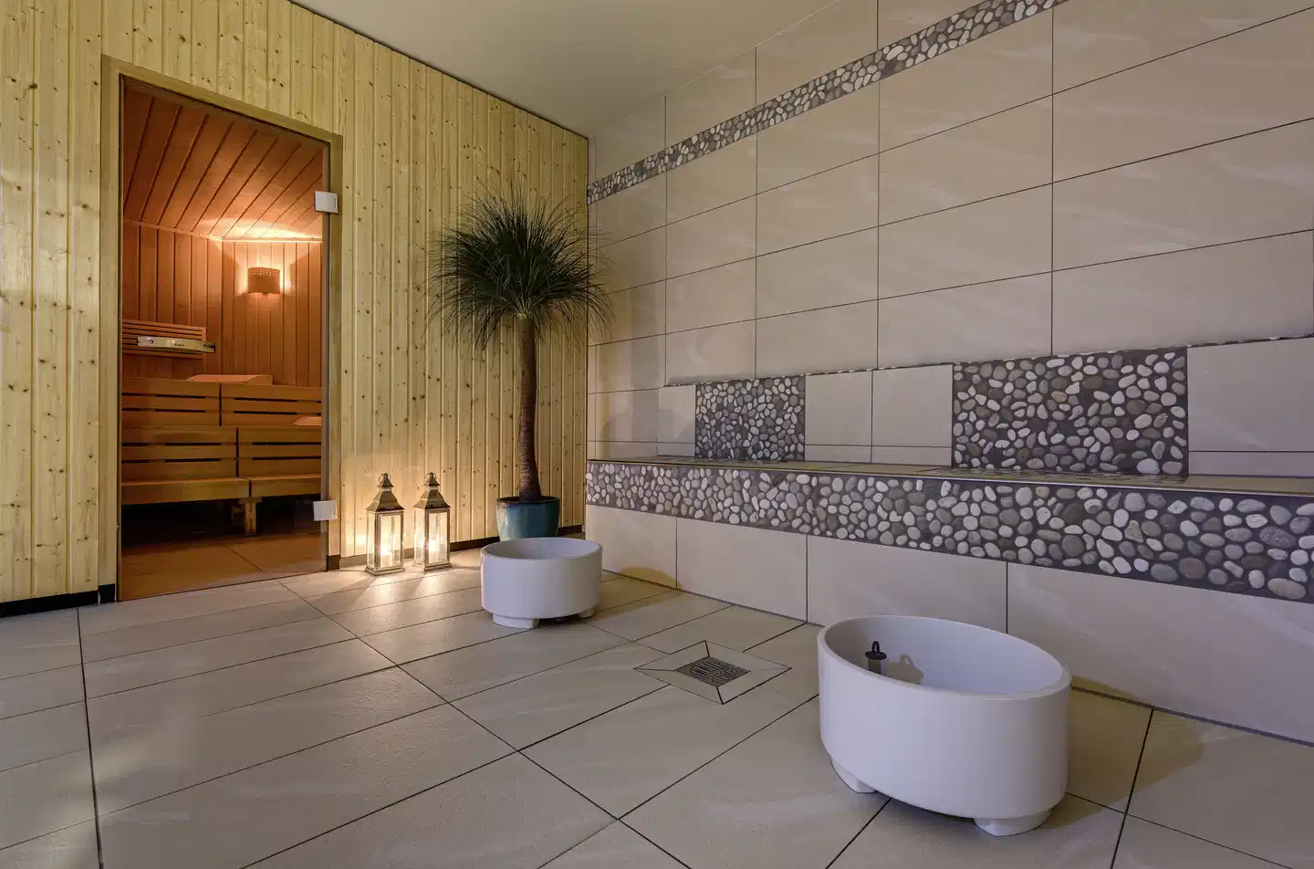 Hotel Aquamarin Badezimmer