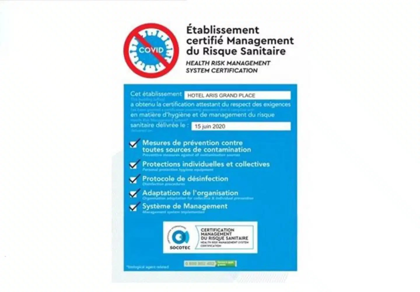 Aris Grand Place Hotel Landkarte