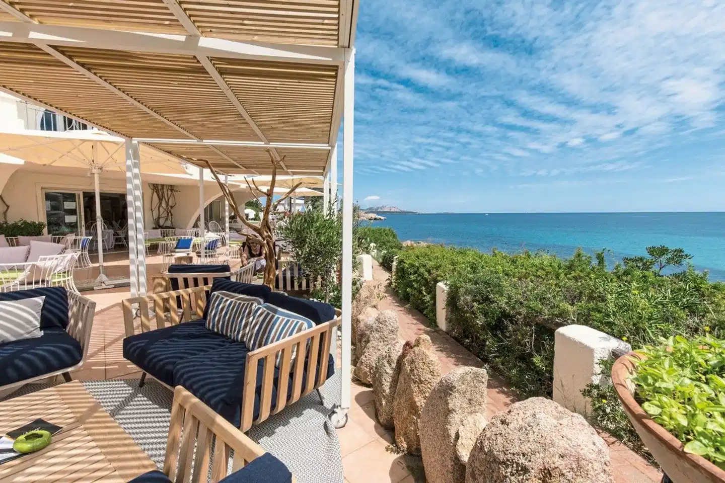 Club Hotel Baja Sardinia Terrasse