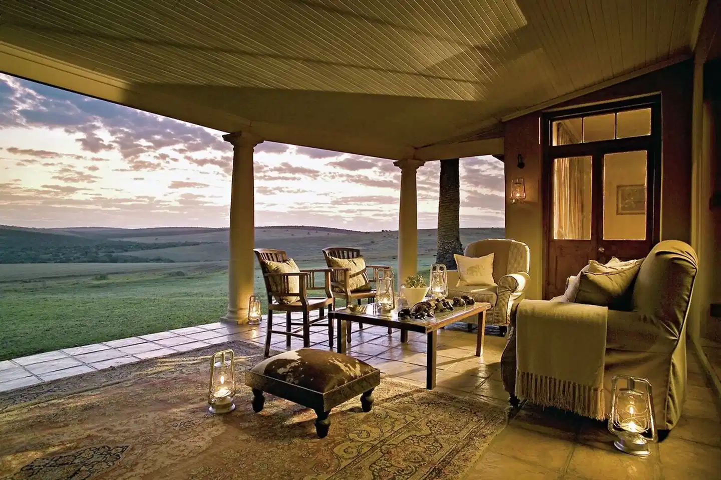 Gorah Elephant Camp Terrasse