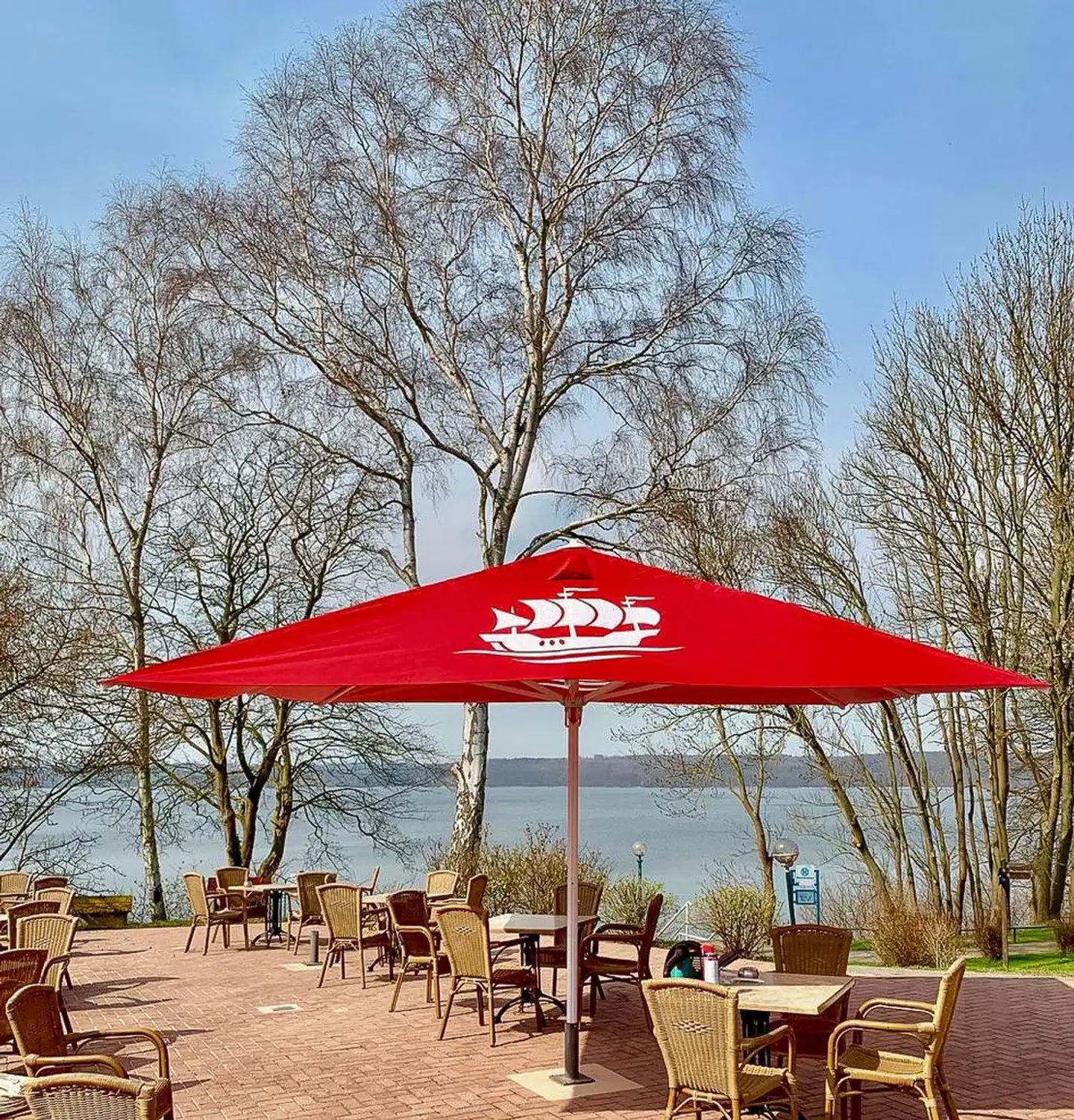 Seehotel Heidehof Terrasse