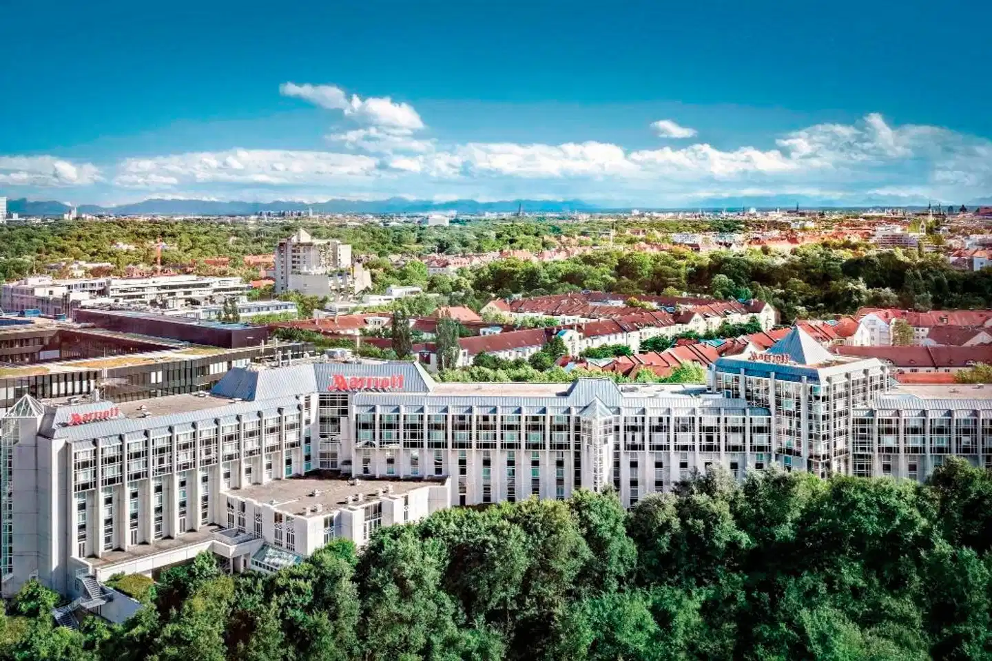 München Marriott Hotel Aussenansicht