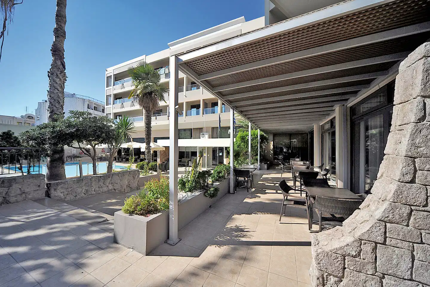 Saint Constantin Hotel Terrasse