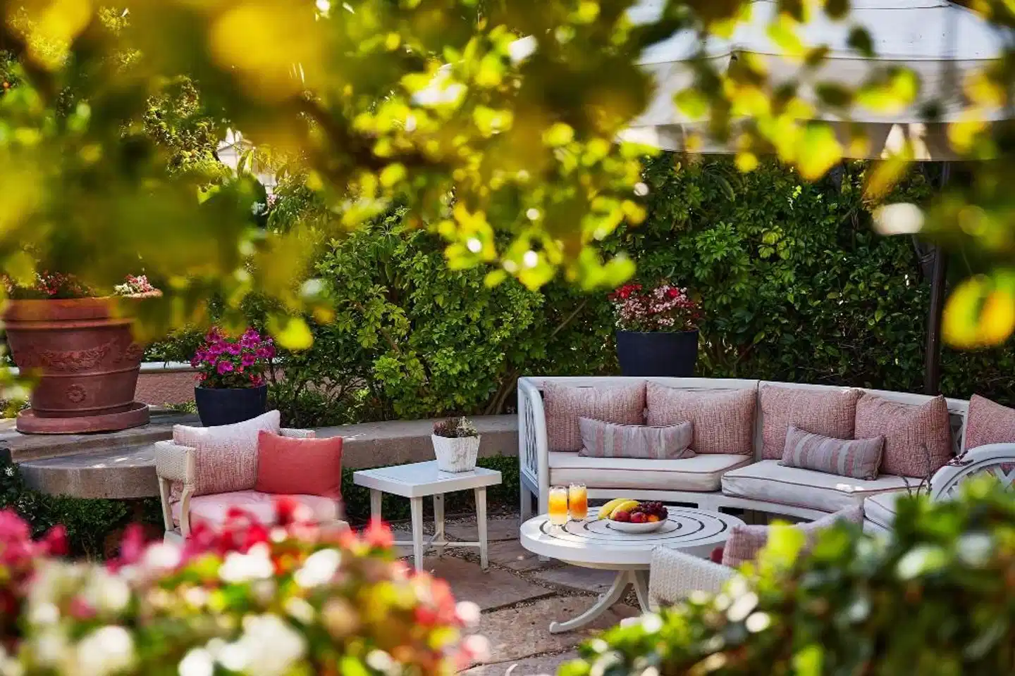 The Beverly Hills Hotel - Dorchester Collection Terrasse