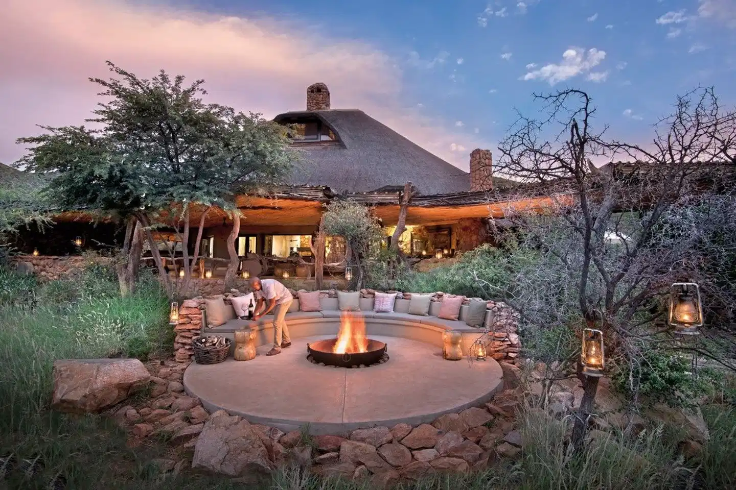 Tswalu Kalahari Reserve Terrasse