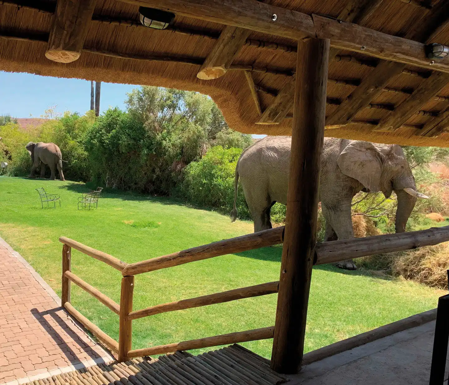 Palmwag Lodge Garten