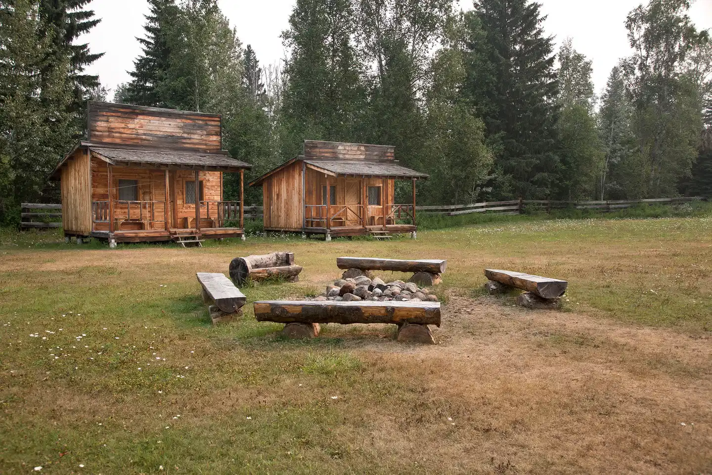 Wells Gray Guest Ranch Garten