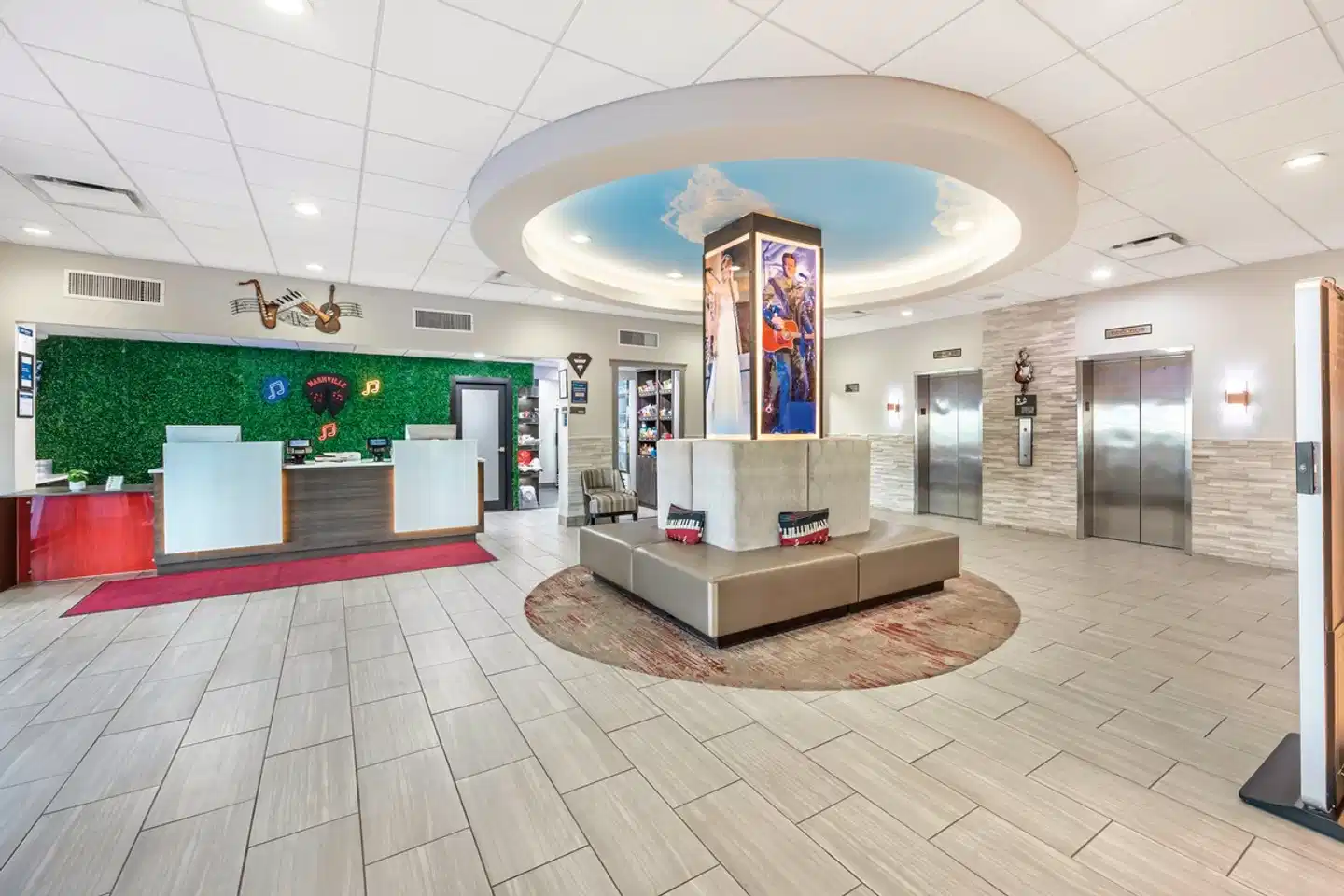 Best Western Plus Music Row Lobby