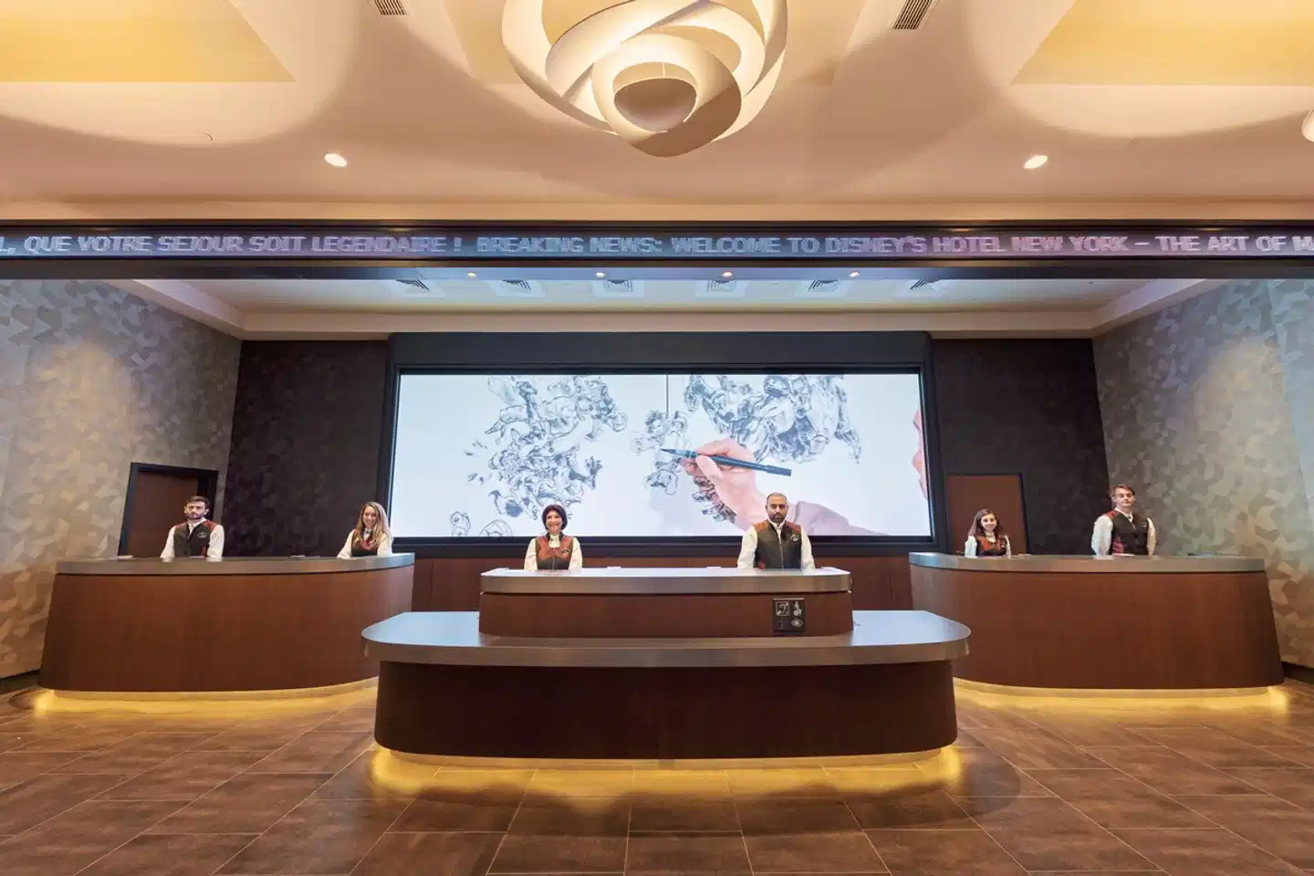 Disney Hotel New York - The Art of Marvel Lobby