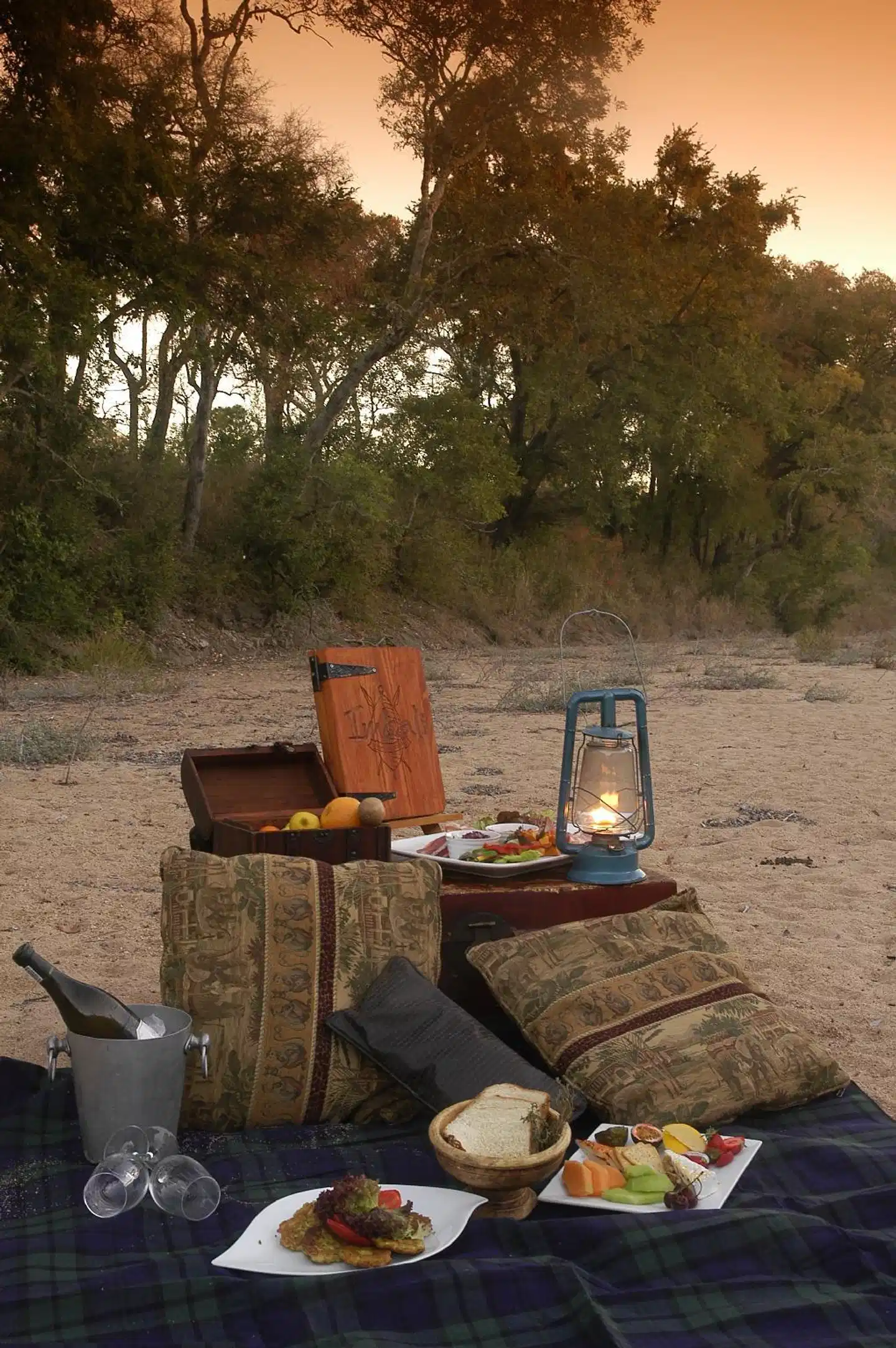 Imbali Safari Lodge Terrasse