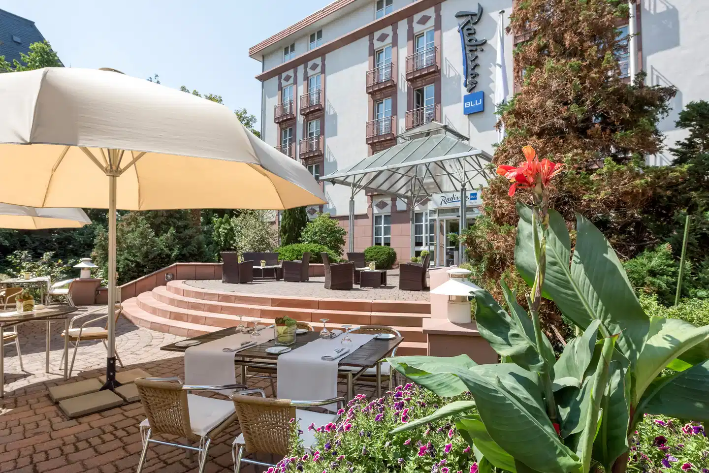 Radisson Blu Halle-Merseburg Terrasse