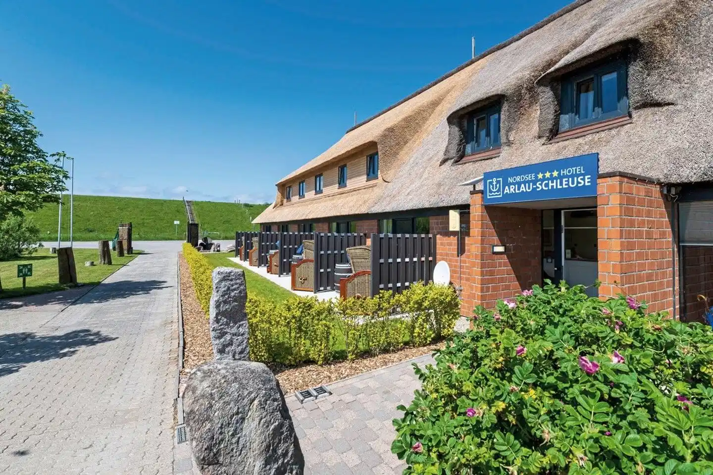 Nordsee-Hotel Arlau-Schleuse Aussenansicht