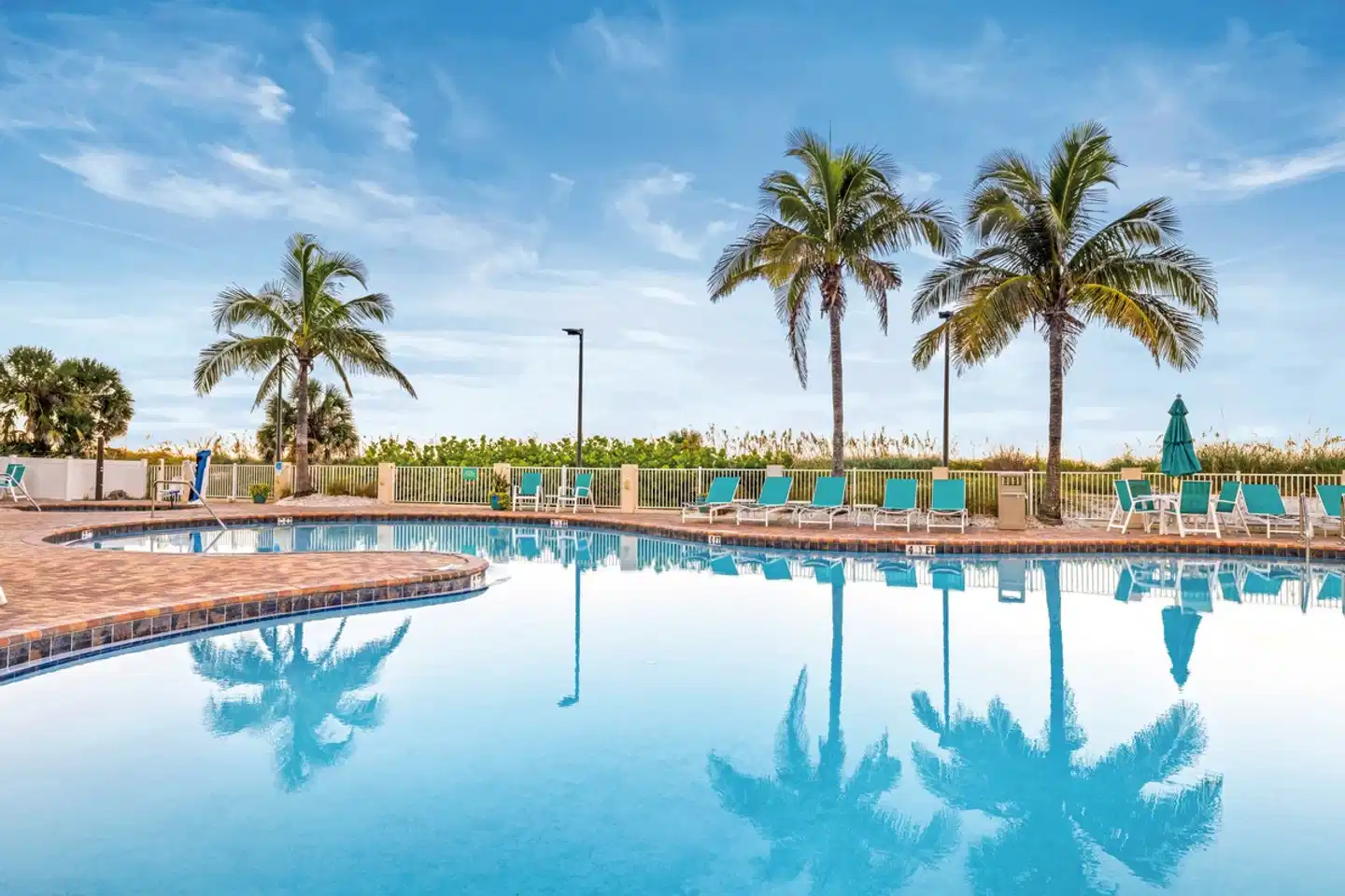 Sunset Vista Two bedroom Beachfront Suites Apartments Pool